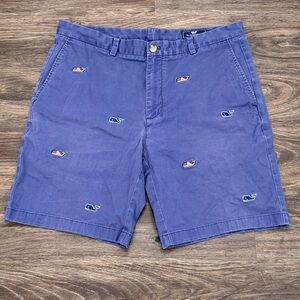 Vineyard Vines‎ Men's Size 36 Blue American Flag Logo Shorts